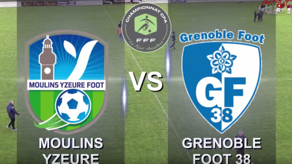 Football CFA : MYF MOULINS YZEURE vs GRENOBLE FOOT 38