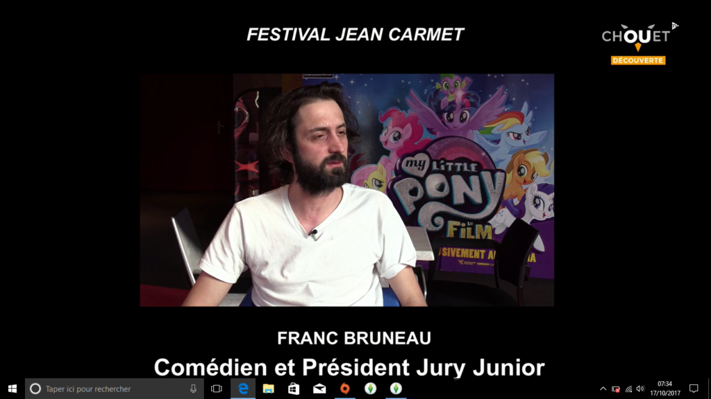 Rencontre avec Franc Bruneau au festival Jean Carmet