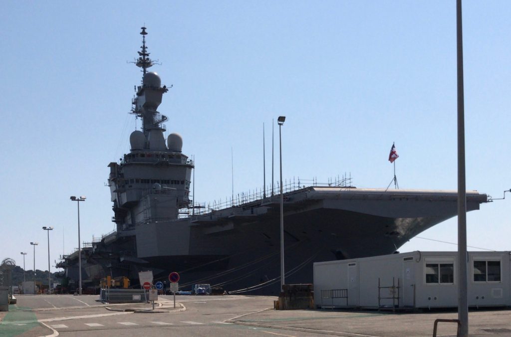 Les bourbonnais du porte-avions Charles de Gaulle