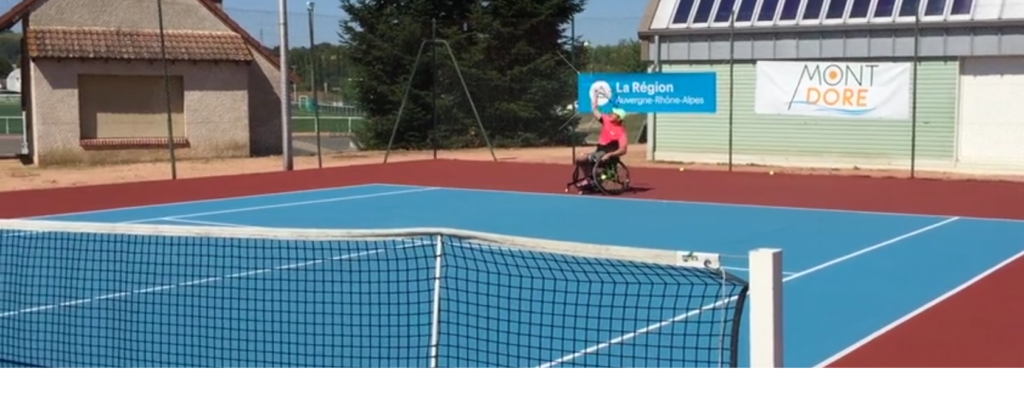 Tournoi national de tennis fauteuil à Cusset